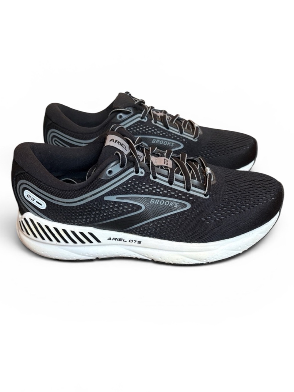 Brooks Ariel GTS 23 Running Shoes Women's 8 Black/Gray